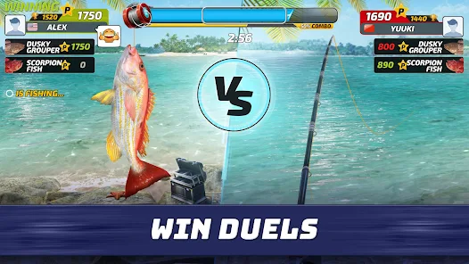Fishing Clash là sự kết hợp giữa săn cá và mô phỏng câu cá thể thao
