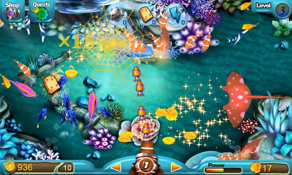 Fish Hunter có rất nhiều Boss cá lớn xuất hiện bất ngờ